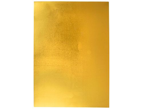 Goma eva liderpapel 50x70 cm espessura 2 mm metalizada ouro , Liderpapel , 79228 , 8423473872714